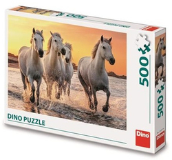 Puzzle Koně v příboji 500 dílků