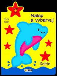 Delfín 2-3 roky: Nalep a vybarvuj