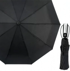 Skládací vystřelovací deštník  černý