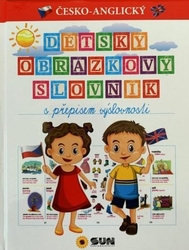 Dětský česko-anglický obrázkový slovník s přepisem výslovnost