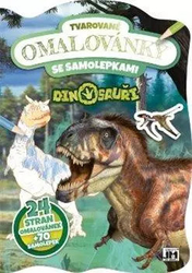 Dinosauři-Tvarované omalovánky