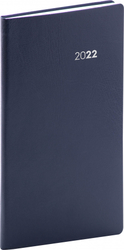 Kapesní diář Balacron 2022, tmavě modrý, 9 × 15,5 cm 