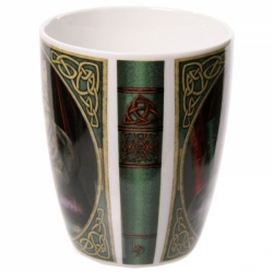 Porcelánový hrnek Kočka věštkyně, design Lisa Parker