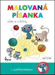 Malovaná písanka - učíme se s koťátky
