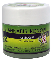 Cannabis konopí-bylinková mast