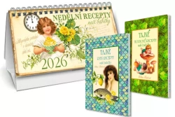 Stolní kalendář 2026 - Nedělní menu, Tajné rybí a houbové recepty