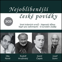 CD Nejoblíbenější české povídky (Ota Pavel, Karel Čapek) (2 CD)