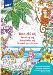 Antistresové omalovánky A4 - Tropický ráj 