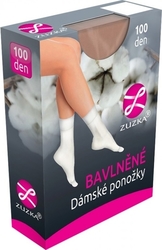 Dámské ponožky bavlněné ZUZKA