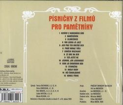 CD  Písničky z filmů pro pamětníky
