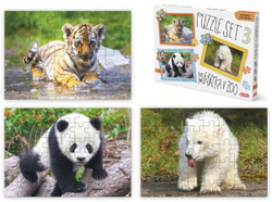 Puzzle SET 3 - Mláďátka v ZOO