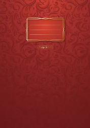 Sešit Premium červené ornamenty A5 544