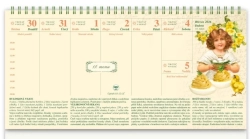 Stolní kalendář 2026 - Nedělní menu, Tajné rybí a houbové recepty