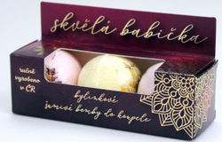 Šumivé bomby do koupele Babička