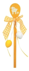 Dekorační vařečka 25 cm, žlutá