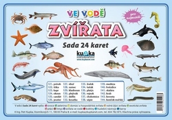 Zvířata ve vodě Sada 24 karet